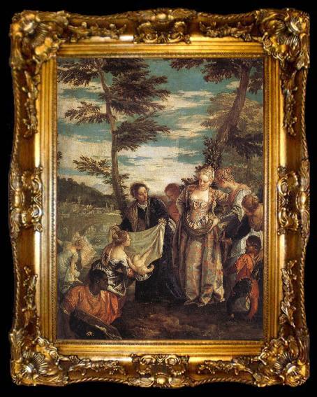 framed  Paolo Veronese The Finding of Moses, ta009-2